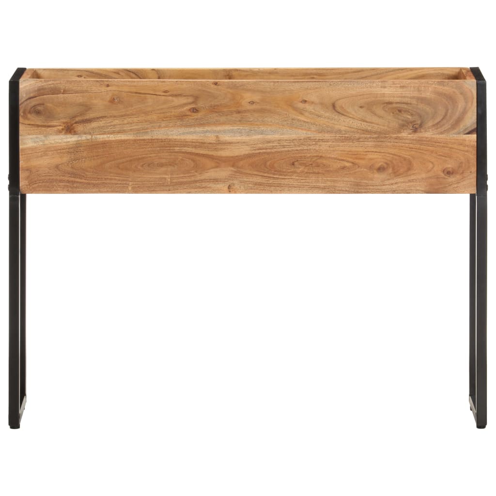 Plantenbak 90x20x68 cm massief acaciahout is nu te koop bij PeponiXL, paradijselijk wonen!
