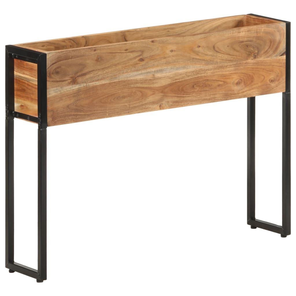 Plantenbak 90x20x68 cm massief acaciahout is nu te koop bij PeponiXL, paradijselijk wonen!