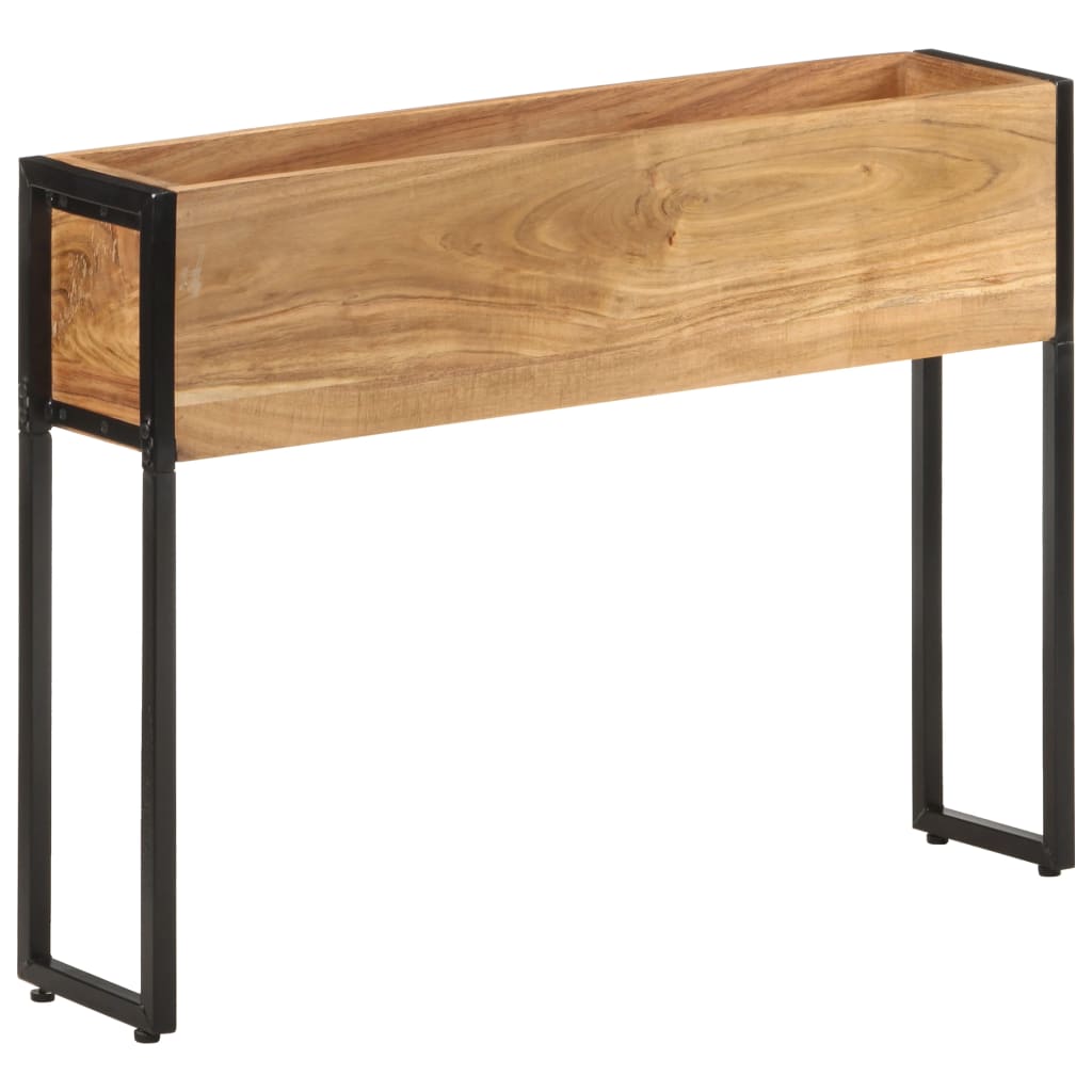 Plantenbak 90x20x68 cm massief acaciahout is nu te koop bij PeponiXL, paradijselijk wonen!