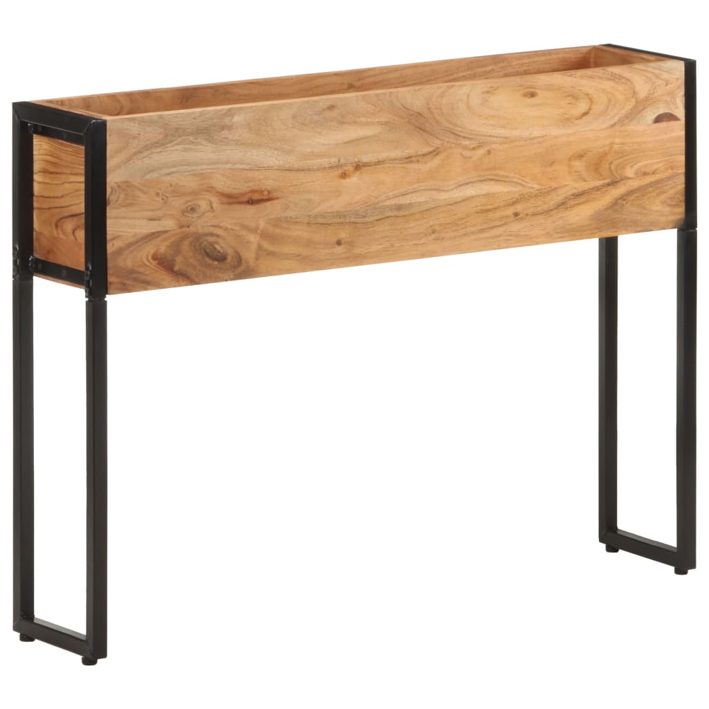 Plantenbak 90x20x68 cm massief acaciahout is nu te koop bij PeponiXL, paradijselijk wonen!