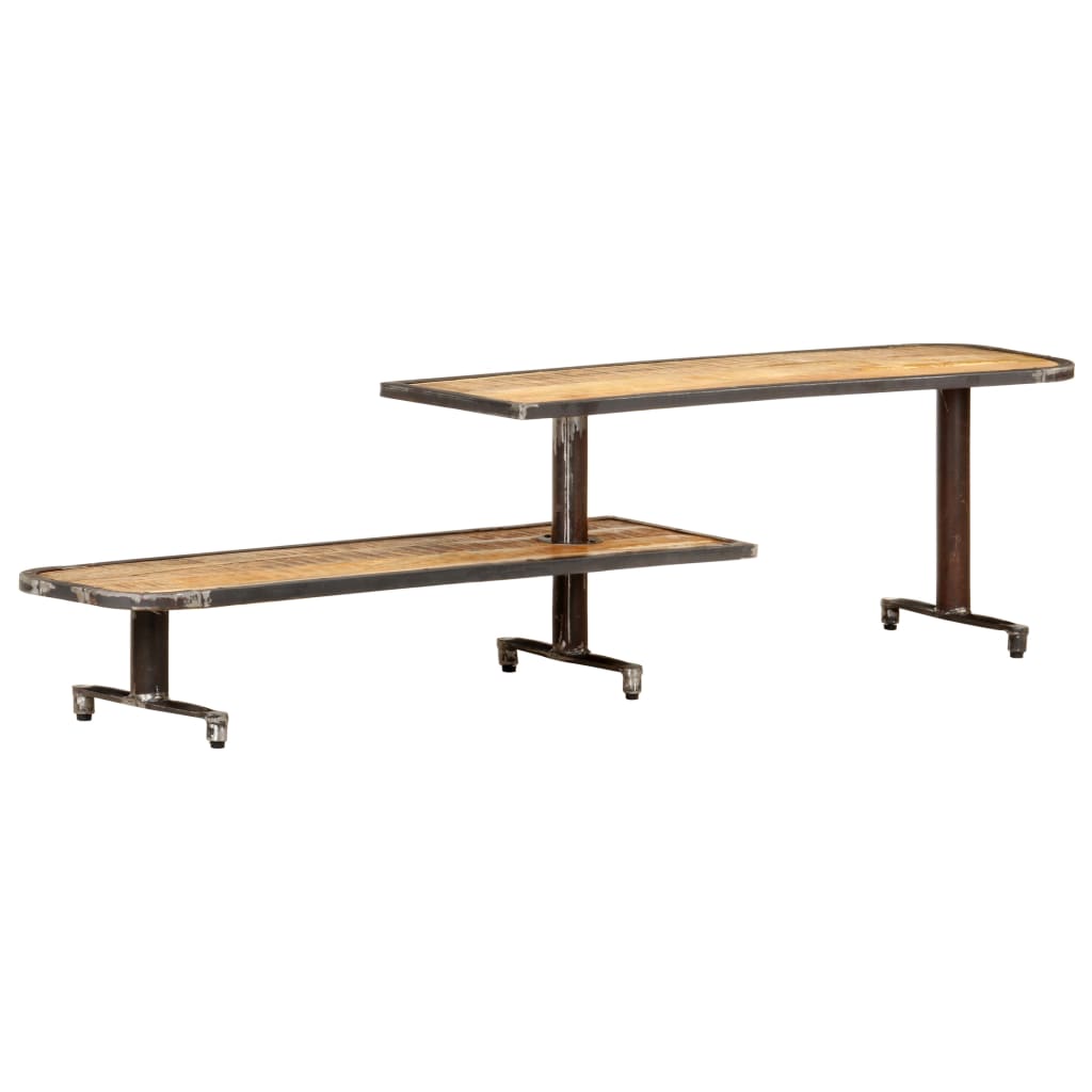 Tv-meubel 160x30x40 cm massief mangohout is nu te koop bij PeponiXL, paradijselijk wonen!