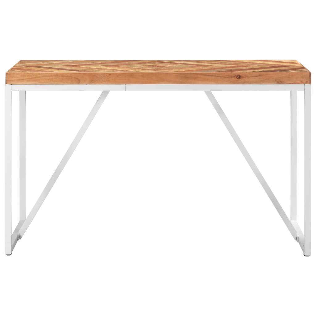 Eettafel 120x60x76 cm massief acaciahout en mangohout is nu te koop bij PeponiXL, paradijselijk wonen!