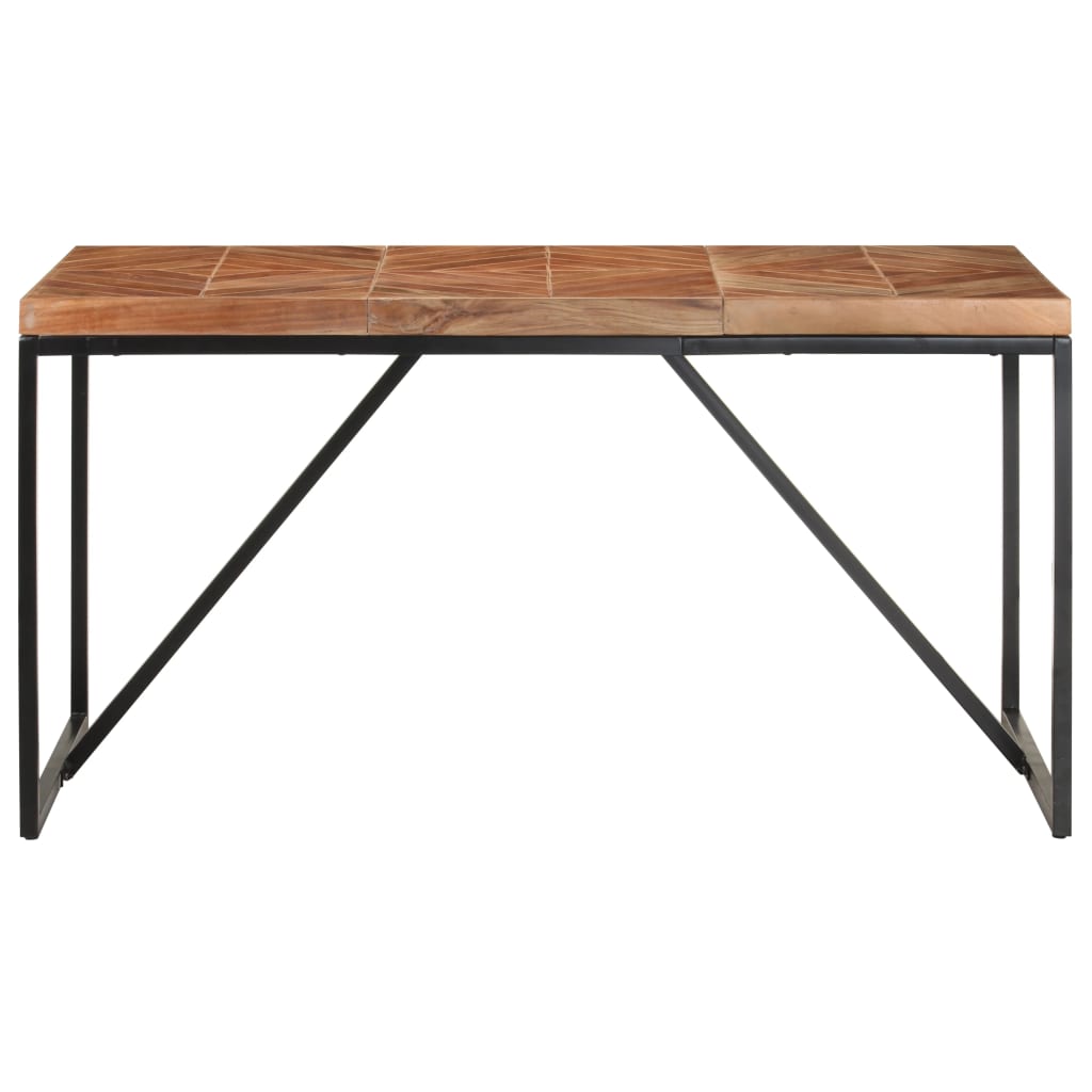 Eettafel 140x70x76 cm massief acaciahout en mangohout is nu te koop bij PeponiXL, paradijselijk wonen!