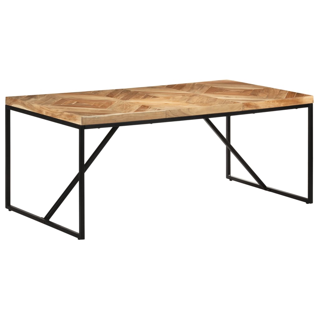 Eettafel 180x90x76 cm massief acaciahout en mangohout is nu te koop bij PeponiXL, paradijselijk wonen!
