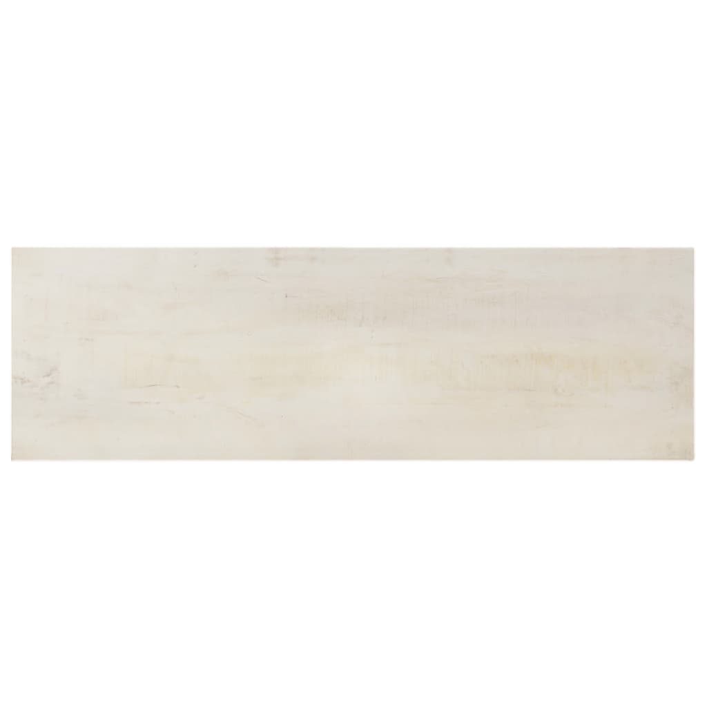 Wandtafel 115x35x77 cm ruw mangohout wit is nu te koop bij PeponiXL, paradijselijk wonen!