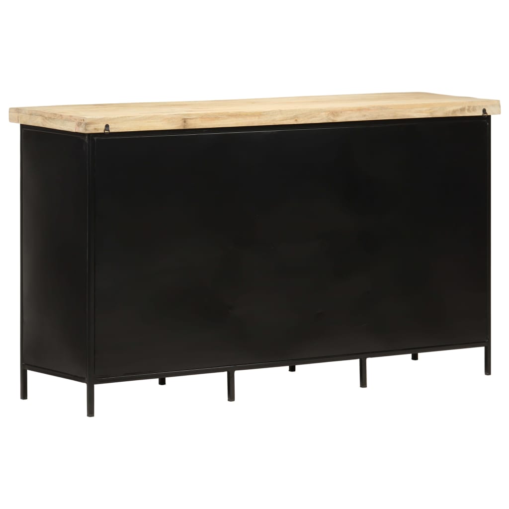 Dressoir 140x38x76 cm ruw mangohout is nu te koop bij PeponiXL, paradijselijk wonen!