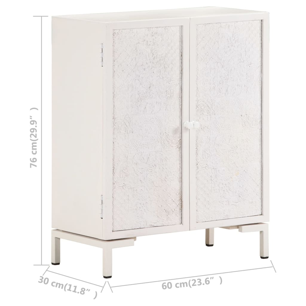 Dressoir 60x30x76 cm massief mangohout is nu te koop bij PeponiXL, paradijselijk wonen!