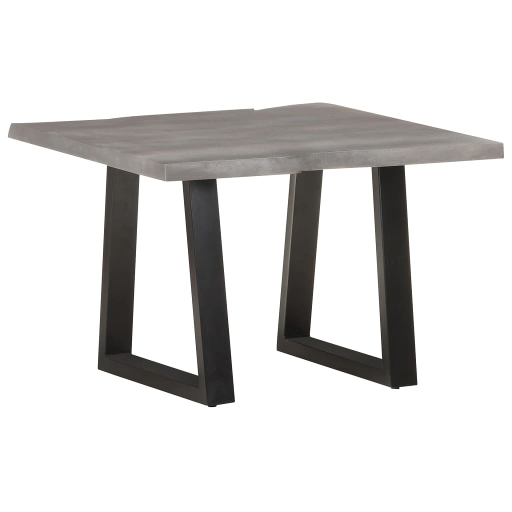 Salontafel met natuurlijke randen 60x60x40 cm acaciahout is nu te koop bij PeponiXL, paradijselijk wonen!