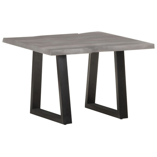 Salontafel met natuurlijke randen 60x60x40 cm acaciahout is nu te koop bij PeponiXL, paradijselijk wonen!