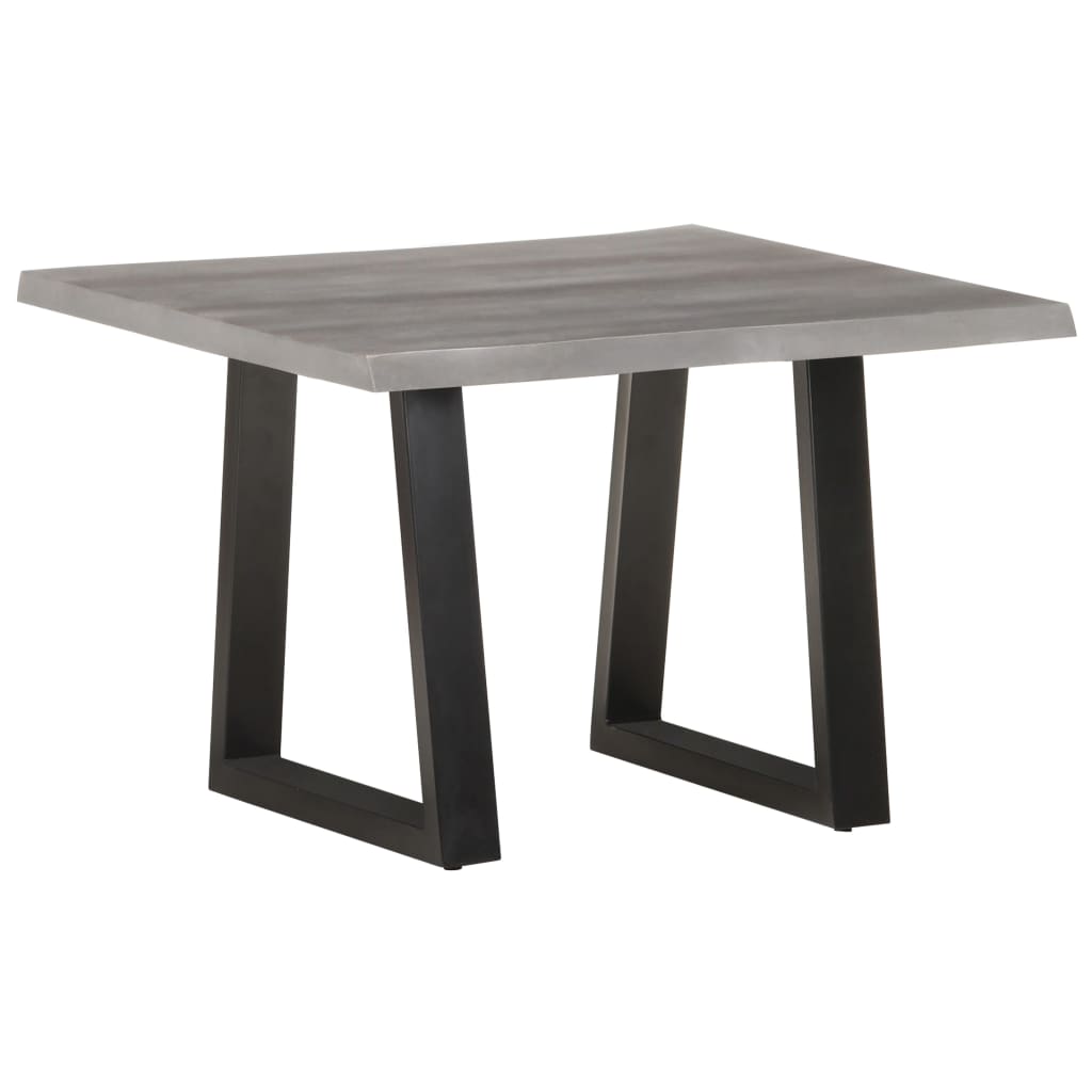 Salontafel met natuurlijke randen 60x60x40 cm acaciahout is nu te koop bij PeponiXL, paradijselijk wonen!