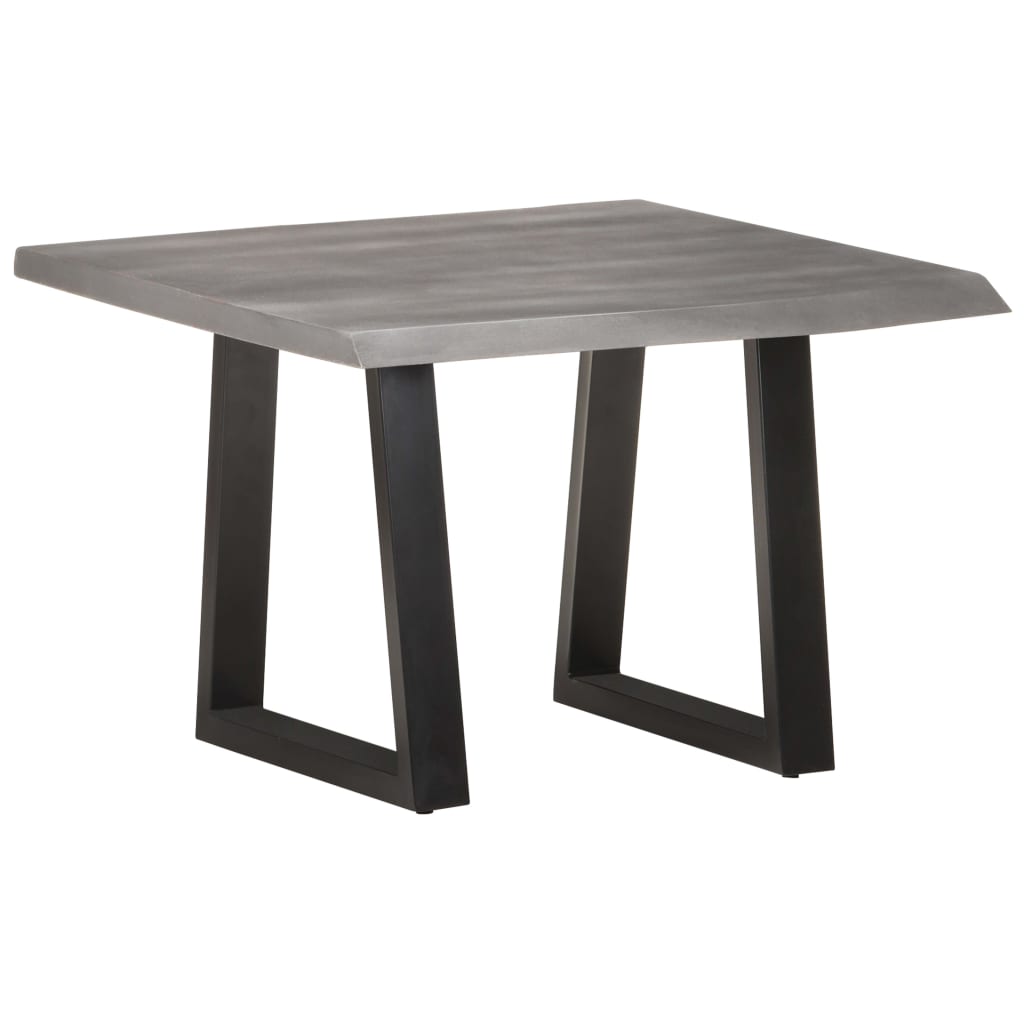 Salontafel met natuurlijke randen 60x60x40 cm acaciahout is nu te koop bij PeponiXL, paradijselijk wonen!