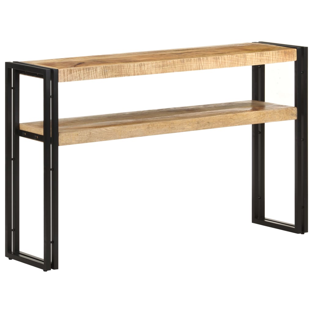 Wandtafel 120x30x75 cm ruw mangohout is nu te koop bij PeponiXL, paradijselijk wonen!