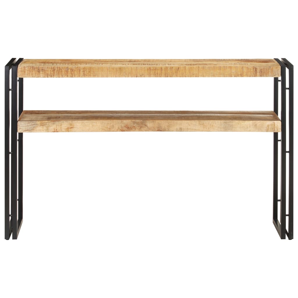 Wandtafel 120x30x75 cm ruw mangohout is nu te koop bij PeponiXL, paradijselijk wonen!