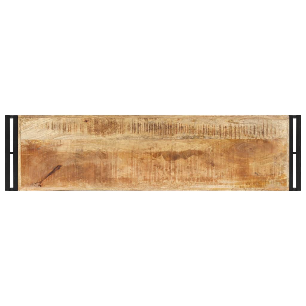 Wandtafel 120x30x75 cm ruw mangohout is nu te koop bij PeponiXL, paradijselijk wonen!