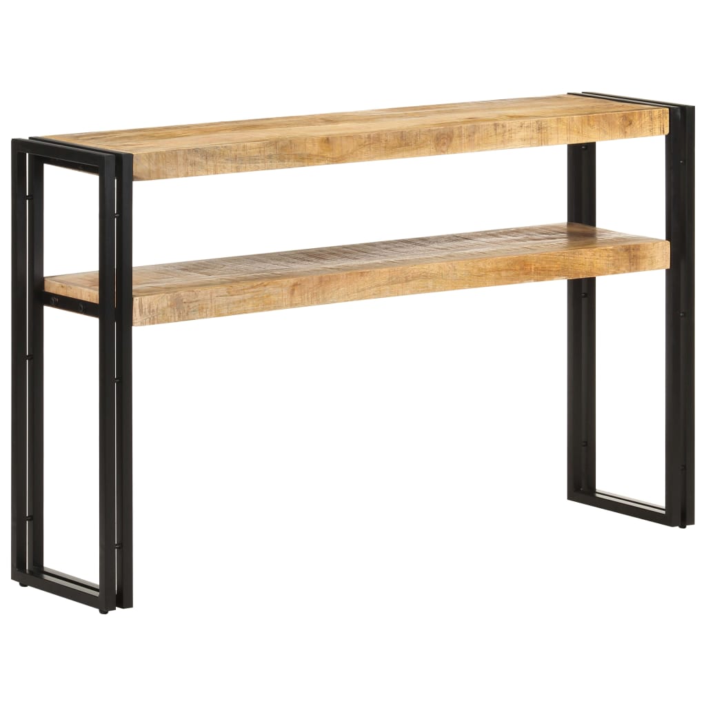 Wandtafel 120x30x75 cm ruw mangohout is nu te koop bij PeponiXL, paradijselijk wonen!