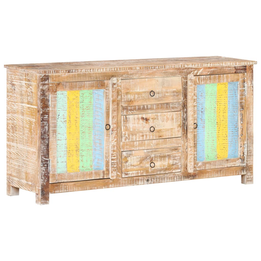 Dressoir 151x40x75 cm ruw acaciahout is nu te koop bij PeponiXL, paradijselijk wonen!