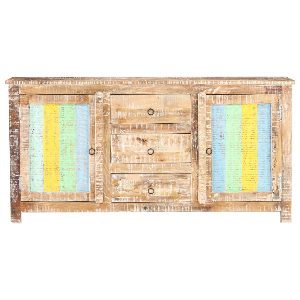 Dressoir 151x40x75 cm ruw acaciahout is nu te koop bij PeponiXL, paradijselijk wonen!