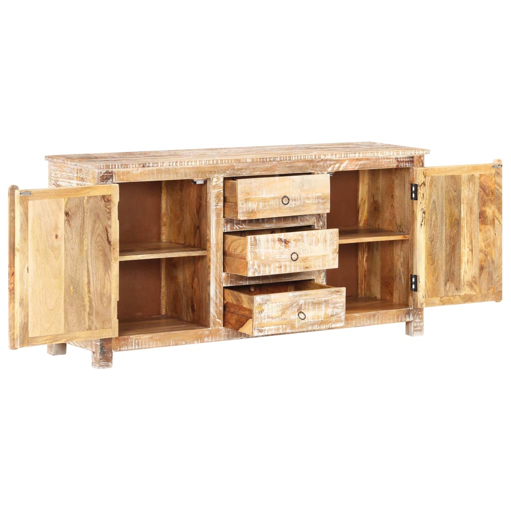 Dressoir 151x40x75 cm ruw acaciahout is nu te koop bij PeponiXL, paradijselijk wonen!