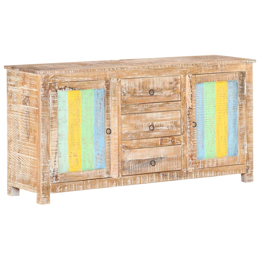 Dressoir 151x40x75 cm ruw acaciahout is nu te koop bij PeponiXL, paradijselijk wonen!