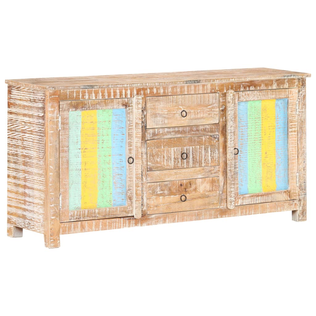 Dressoir 151x40x75 cm ruw acaciahout is nu te koop bij PeponiXL, paradijselijk wonen!