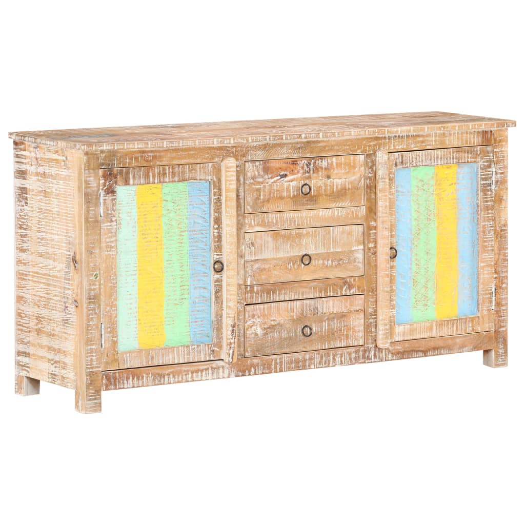 Dressoir 151x40x75 cm ruw acaciahout is nu te koop bij PeponiXL, paradijselijk wonen!