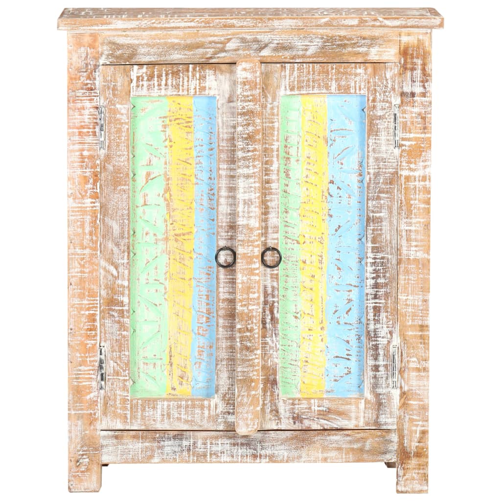 Dressoir 61x35x76 cm ruw acaciahout is nu te koop bij PeponiXL, paradijselijk wonen!