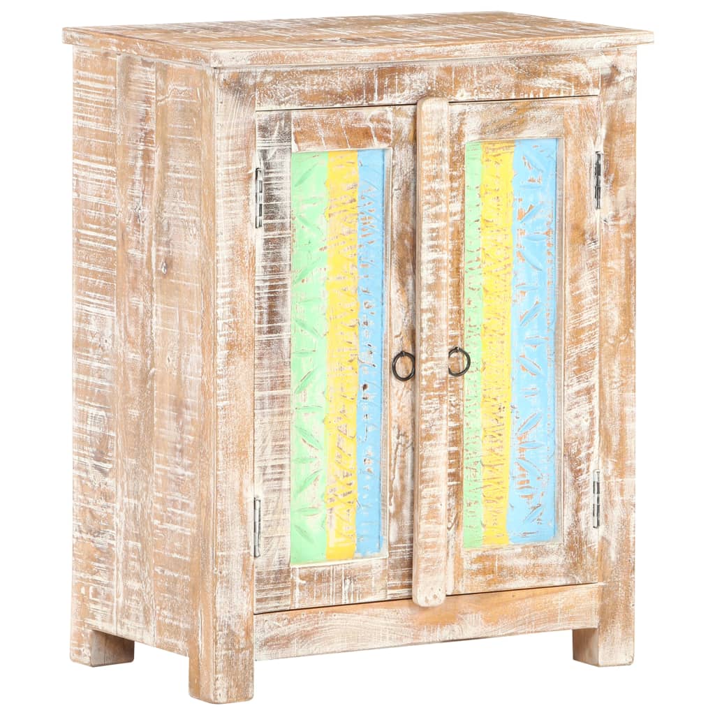 Dressoir 61x35x76 cm ruw acaciahout is nu te koop bij PeponiXL, paradijselijk wonen!