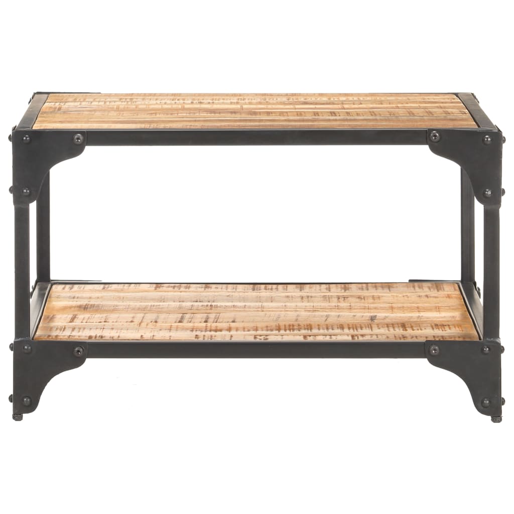Salontafel 60x60x35 cm massief mangohout is nu te koop bij PeponiXL, paradijselijk wonen!