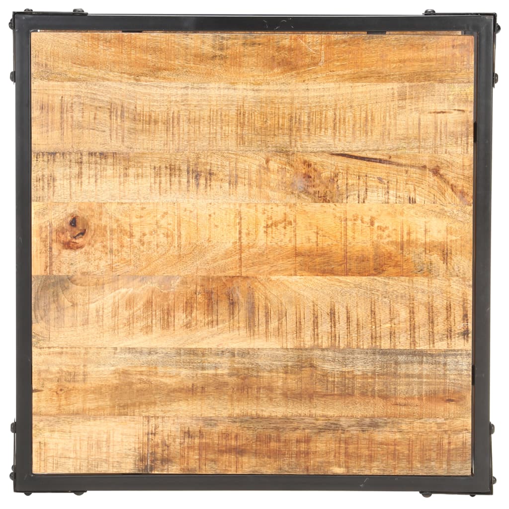 Salontafel 60x60x35 cm massief mangohout is nu te koop bij PeponiXL, paradijselijk wonen!