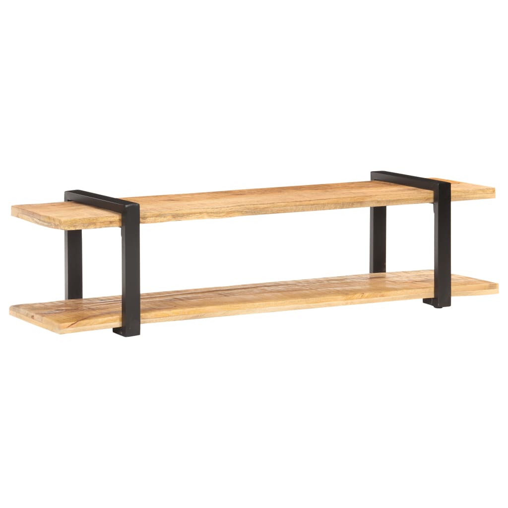 Tv-meubel 160x40x40 cm massief ruw mangohout is nu te koop bij PeponiXL, paradijselijk wonen!