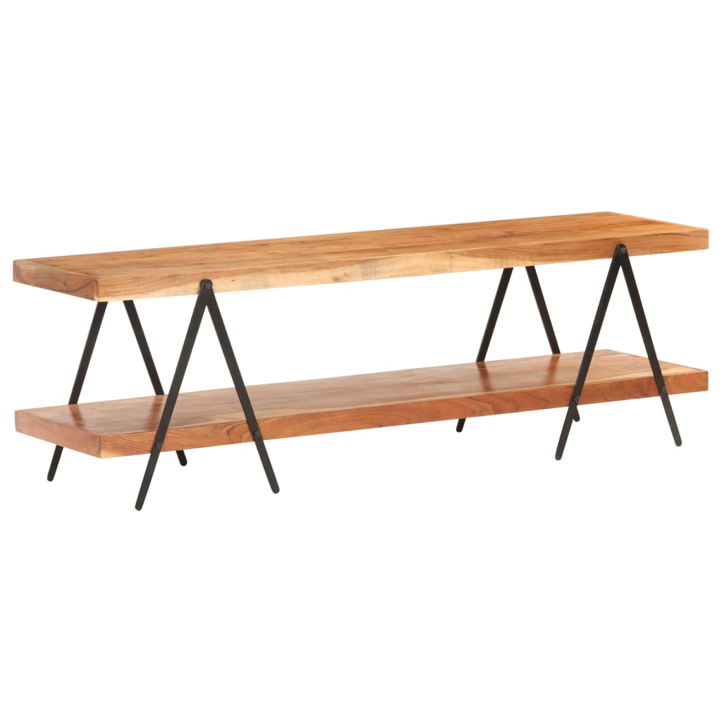 Tv-meubel 160x40x50 cm massief acaciahout is nu te koop bij PeponiXL, paradijselijk wonen!