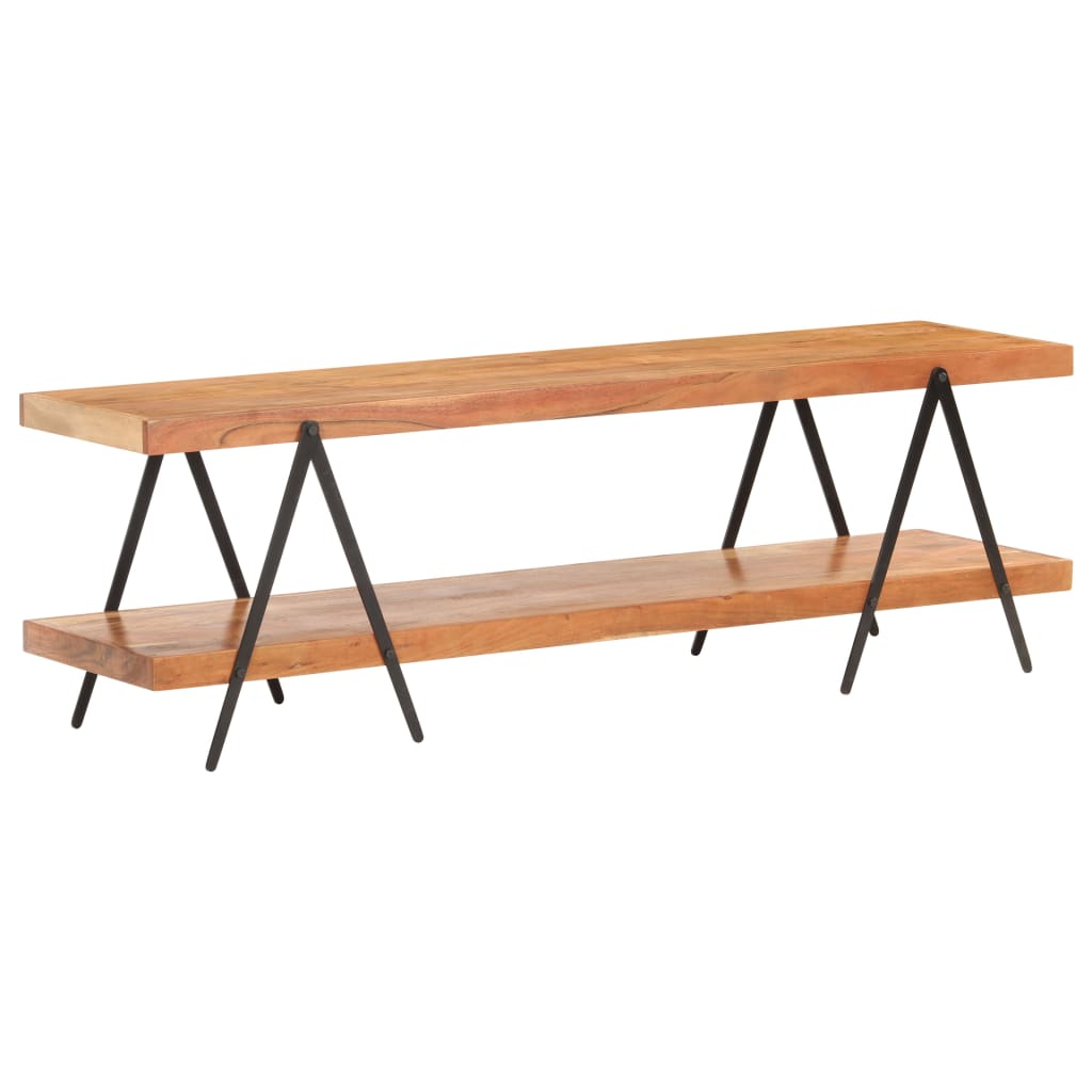 Tv-meubel 160x40x50 cm massief acaciahout is nu te koop bij PeponiXL, paradijselijk wonen!