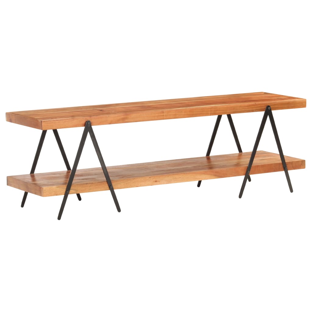 Tv-meubel 160x40x50 cm massief acaciahout is nu te koop bij PeponiXL, paradijselijk wonen!