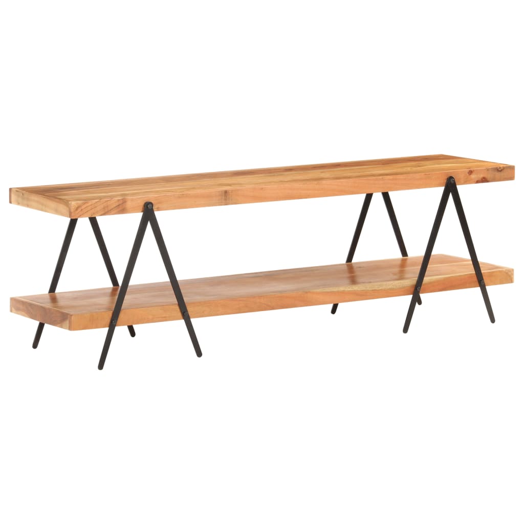 Tv-meubel 160x40x50 cm massief acaciahout is nu te koop bij PeponiXL, paradijselijk wonen!