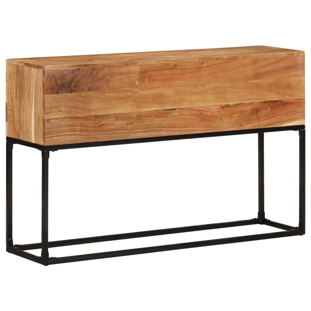 Wandtafel 120x30x75 cm massief acaciahout is nu te koop bij PeponiXL, paradijselijk wonen!