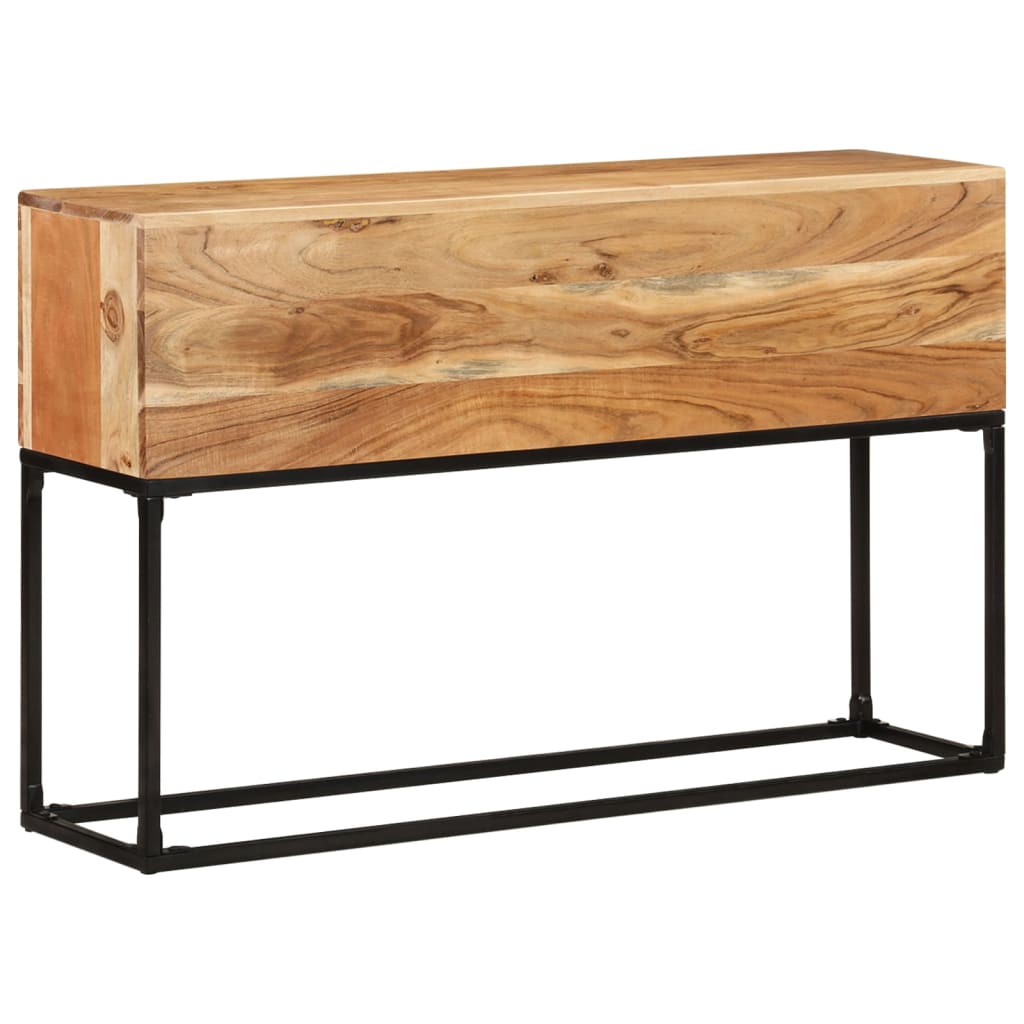 Wandtafel 120x30x75 cm massief acaciahout is nu te koop bij PeponiXL, paradijselijk wonen!