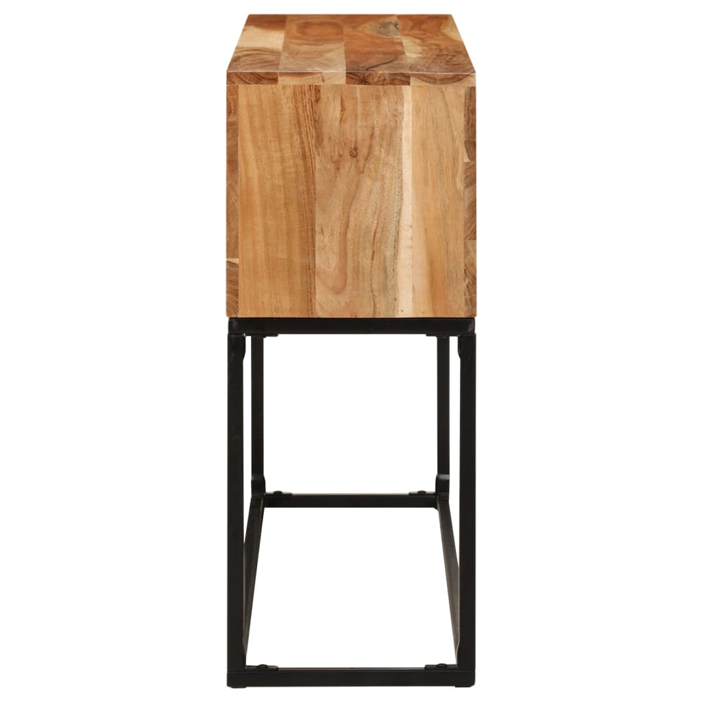 Wandtafel 120x30x75 cm massief acaciahout is nu te koop bij PeponiXL, paradijselijk wonen!