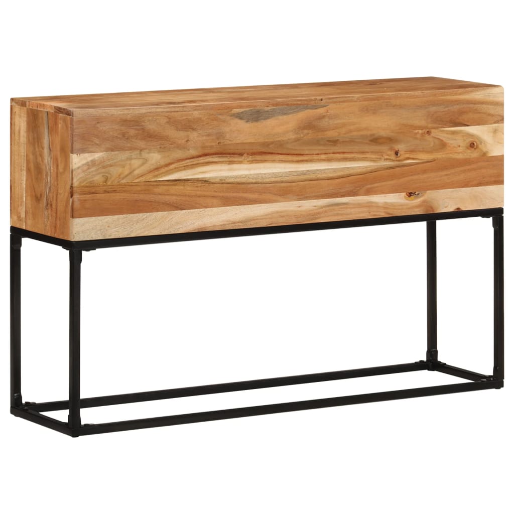 Wandtafel 120x30x75 cm massief acaciahout is nu te koop bij PeponiXL, paradijselijk wonen!