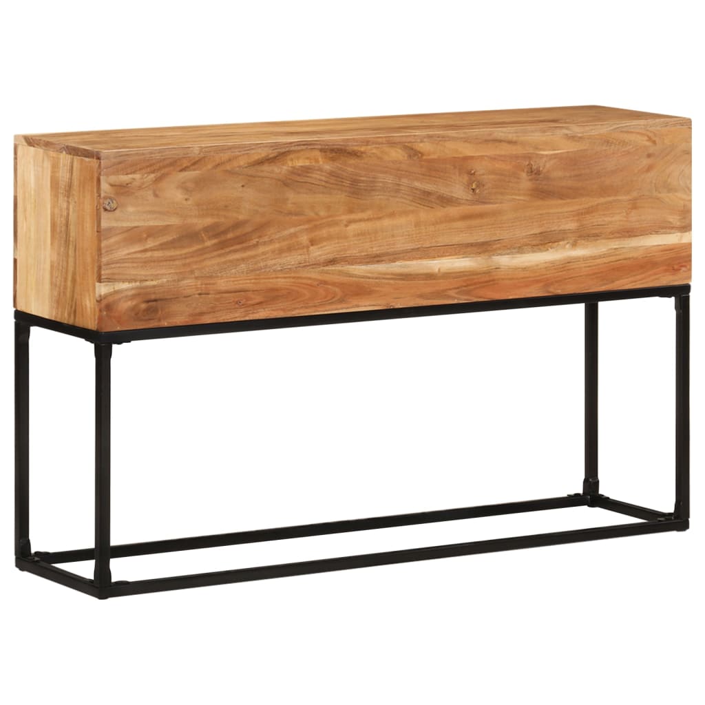 Wandtafel 120x30x75 cm massief acaciahout is nu te koop bij PeponiXL, paradijselijk wonen!