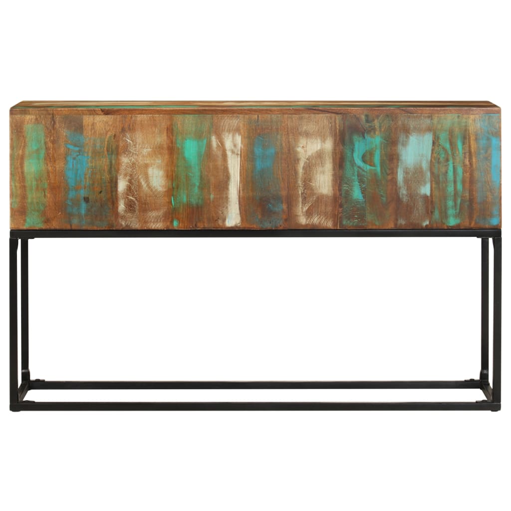 Wandtafel 120x30x75 cm massief gerecycled hout is nu te koop bij PeponiXL, paradijselijk wonen!