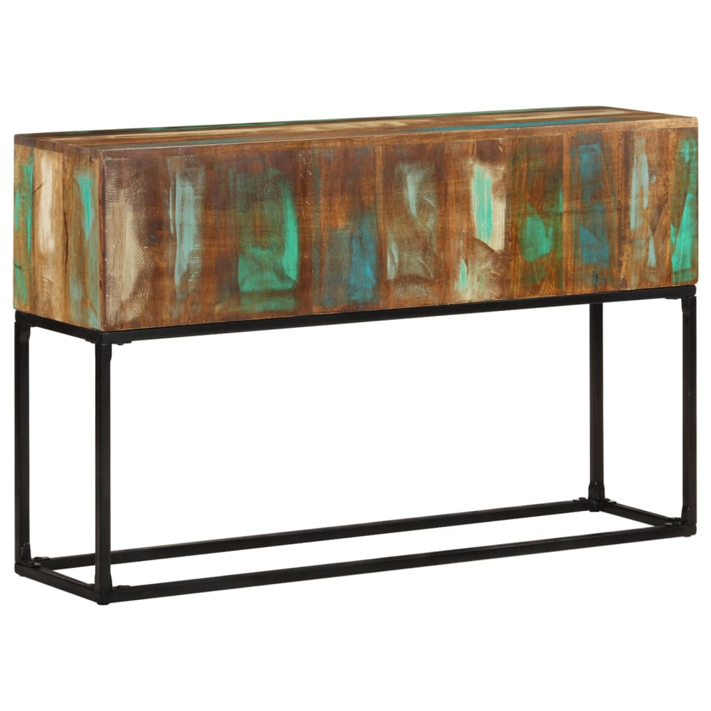 Wandtafel 120x30x75 cm massief gerecycled hout is nu te koop bij PeponiXL, paradijselijk wonen!