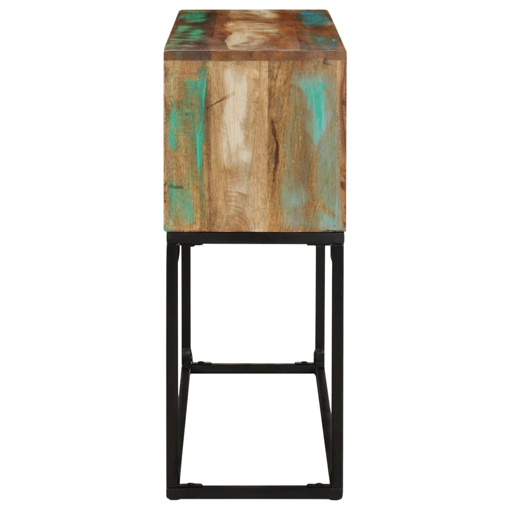 Wandtafel 120x30x75 cm massief gerecycled hout is nu te koop bij PeponiXL, paradijselijk wonen!