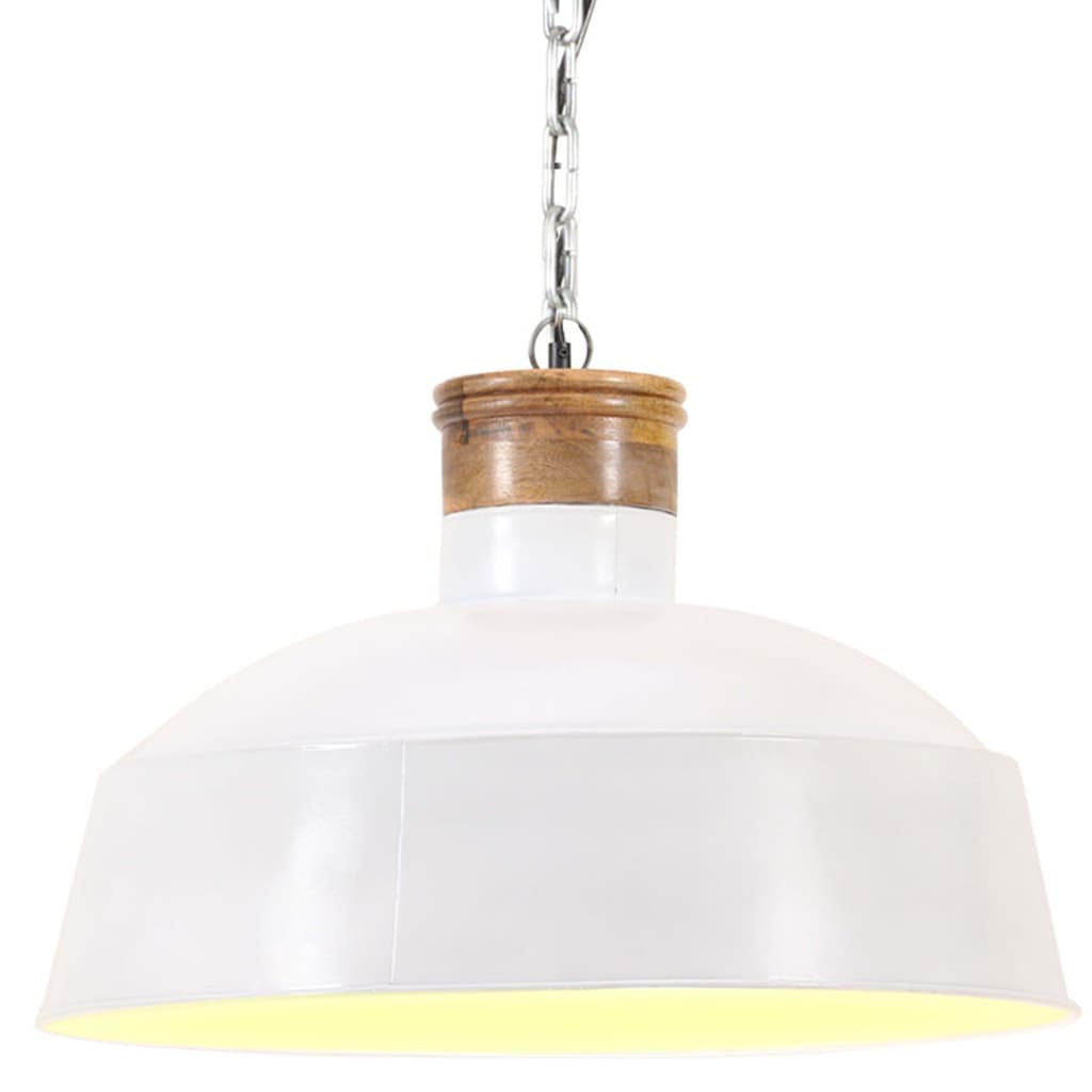 Hanglamp industrieel E27 58 cm wit is nu te koop bij PeponiXL, paradijselijk wonen!
