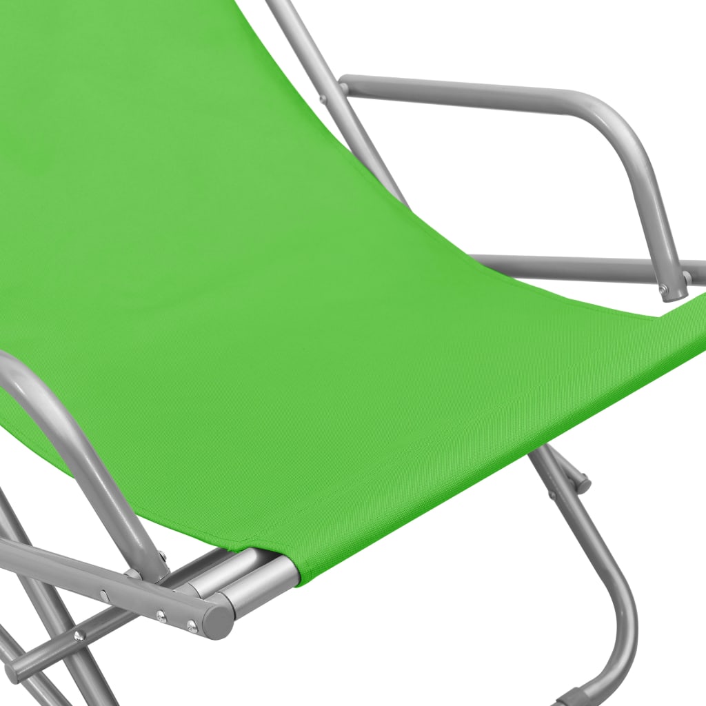 Klapstoelen 2 st staal groen is nu te koop bij PeponiXL, paradijselijk wonen!