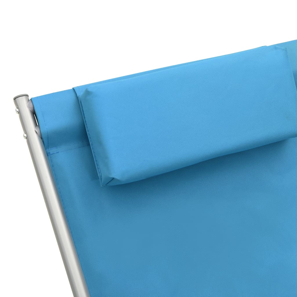 Klapstoelen 2 st staal blauw is nu te koop bij PeponiXL, paradijselijk wonen!