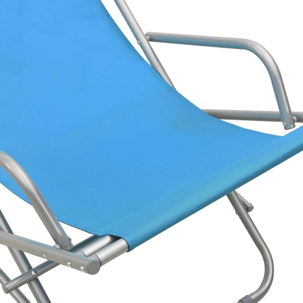 Klapstoelen 2 st staal blauw is nu te koop bij PeponiXL, paradijselijk wonen!