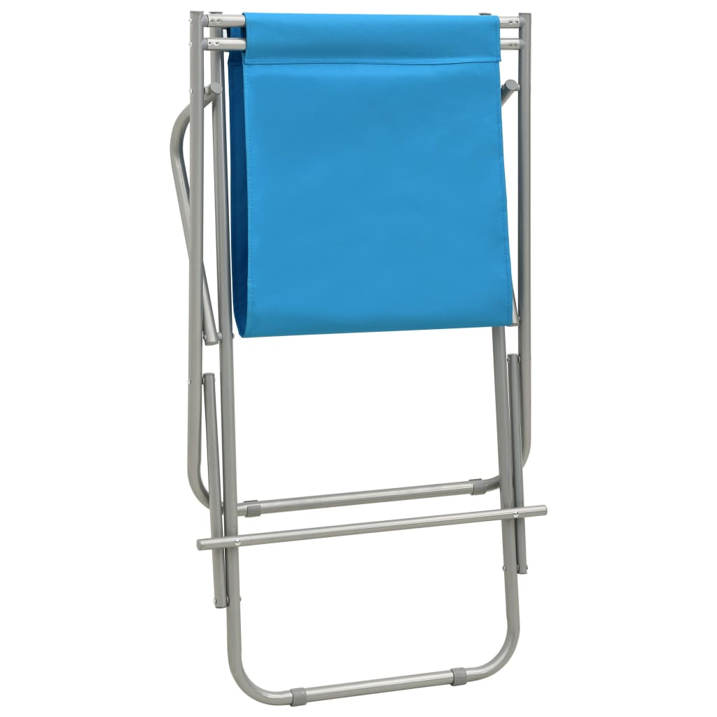 Klapstoelen 2 st staal blauw is nu te koop bij PeponiXL, paradijselijk wonen!