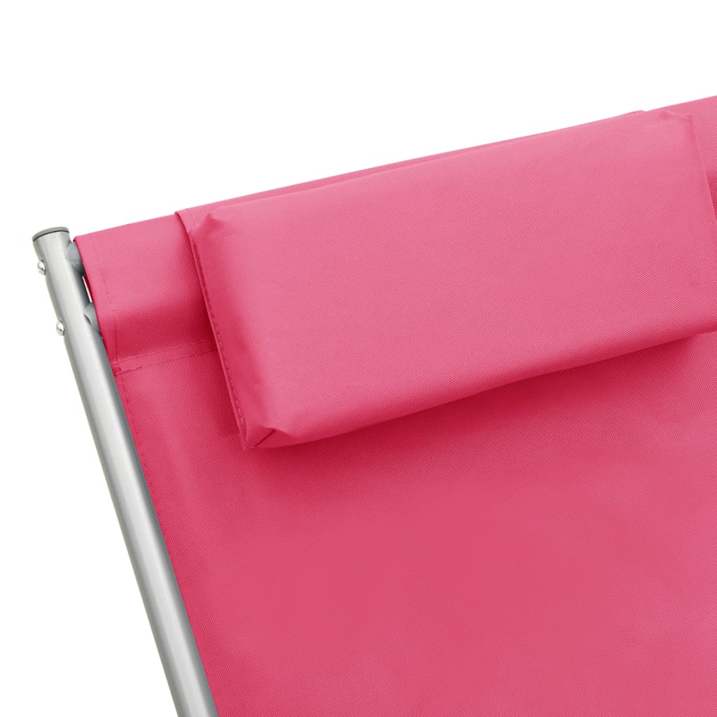 Klapstoelen 2 st staal roze is nu te koop bij PeponiXL, paradijselijk wonen!