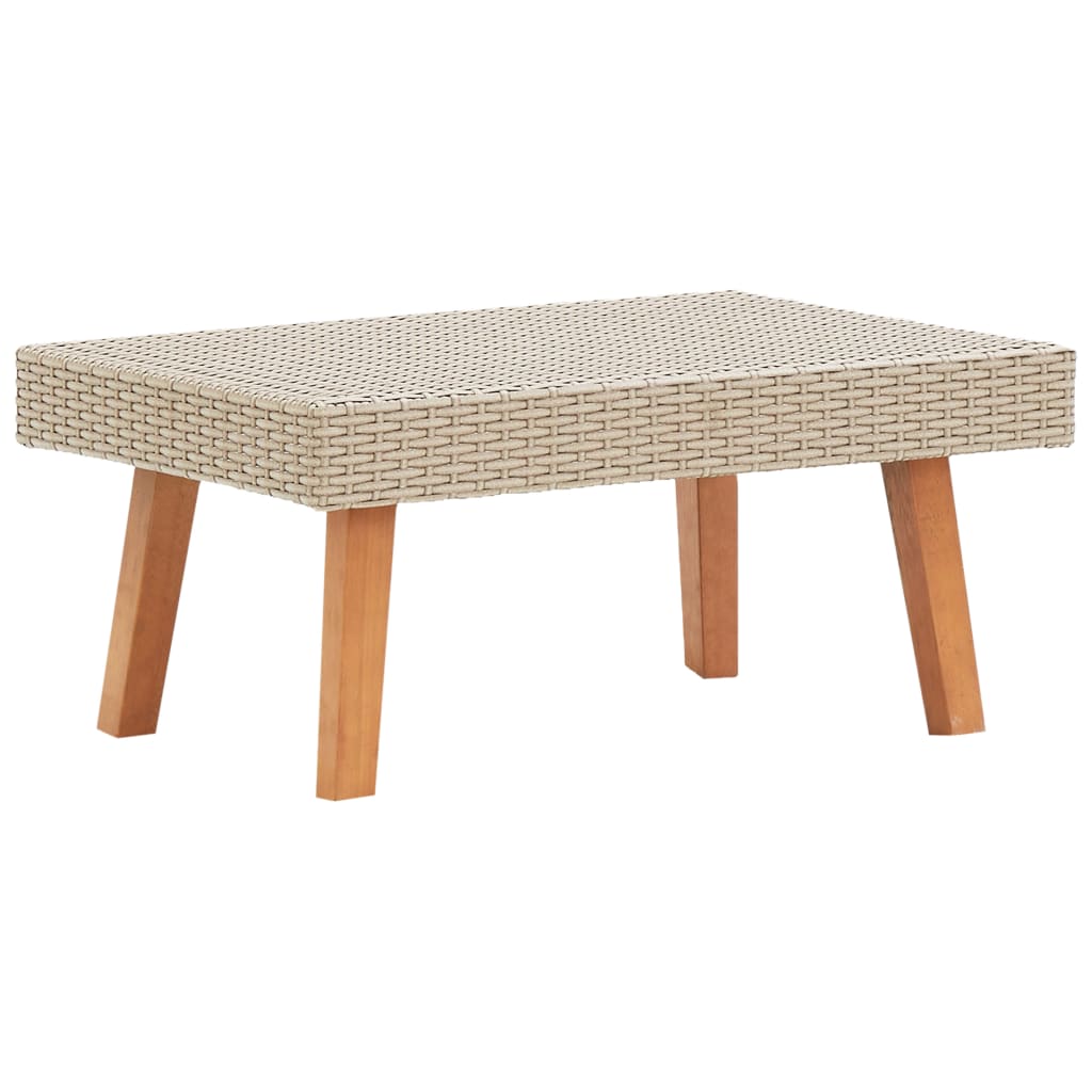 3-delige Loungeset met kussens poly rattan beige is nu te koop bij PeponiXL, paradijselijk wonen!