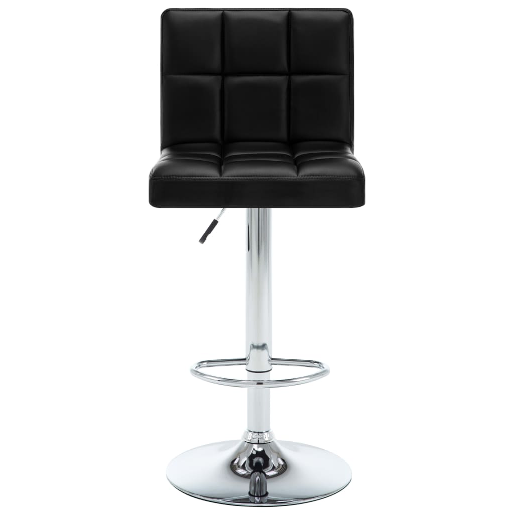 Barstoelen 2 st kunstleer zwart is nu te koop bij PeponiXL, paradijselijk wonen!